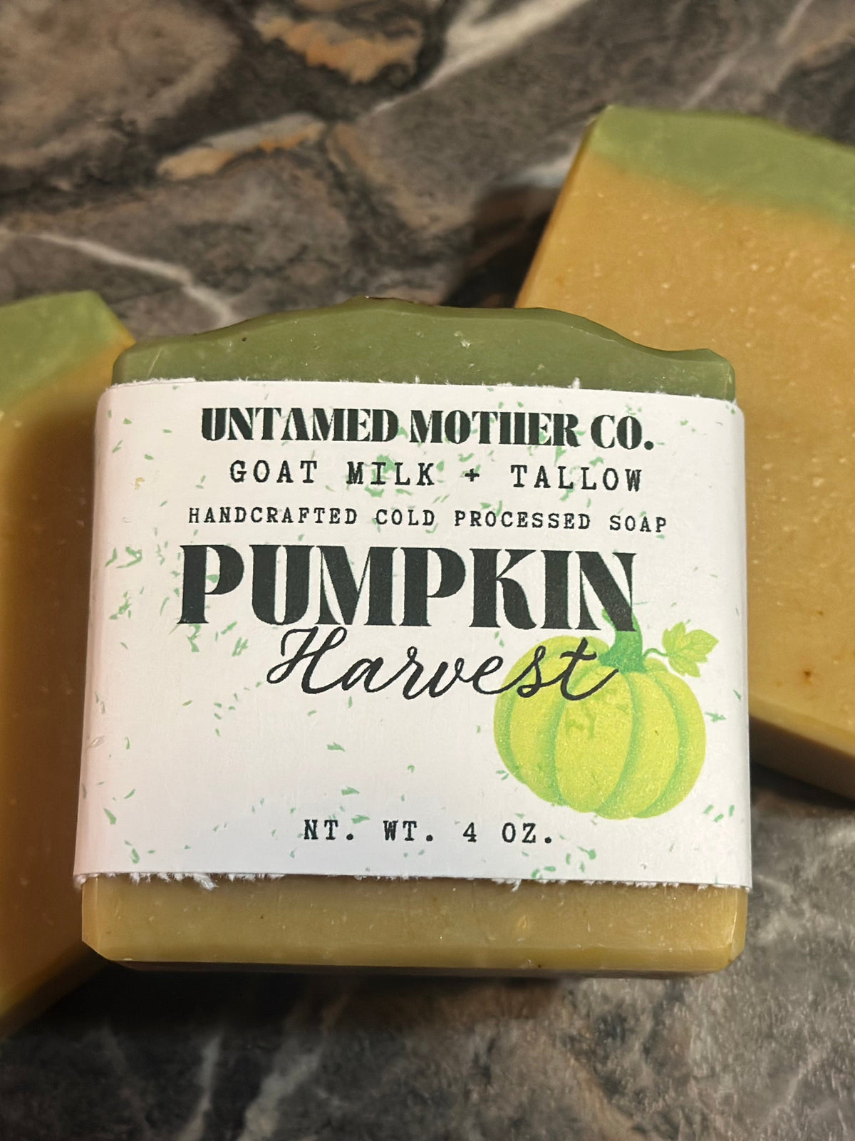 Pumpkin Harvest Soap π | Grass Fed + Finished Tallow and Goat Milk Soap