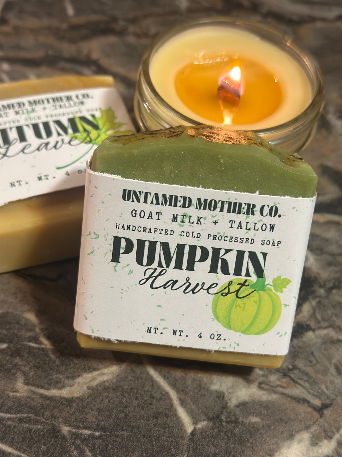 Pumpkin Harvest Soap 🎃 | Grass Fed + Finished Tallow and Goat Milk Soap