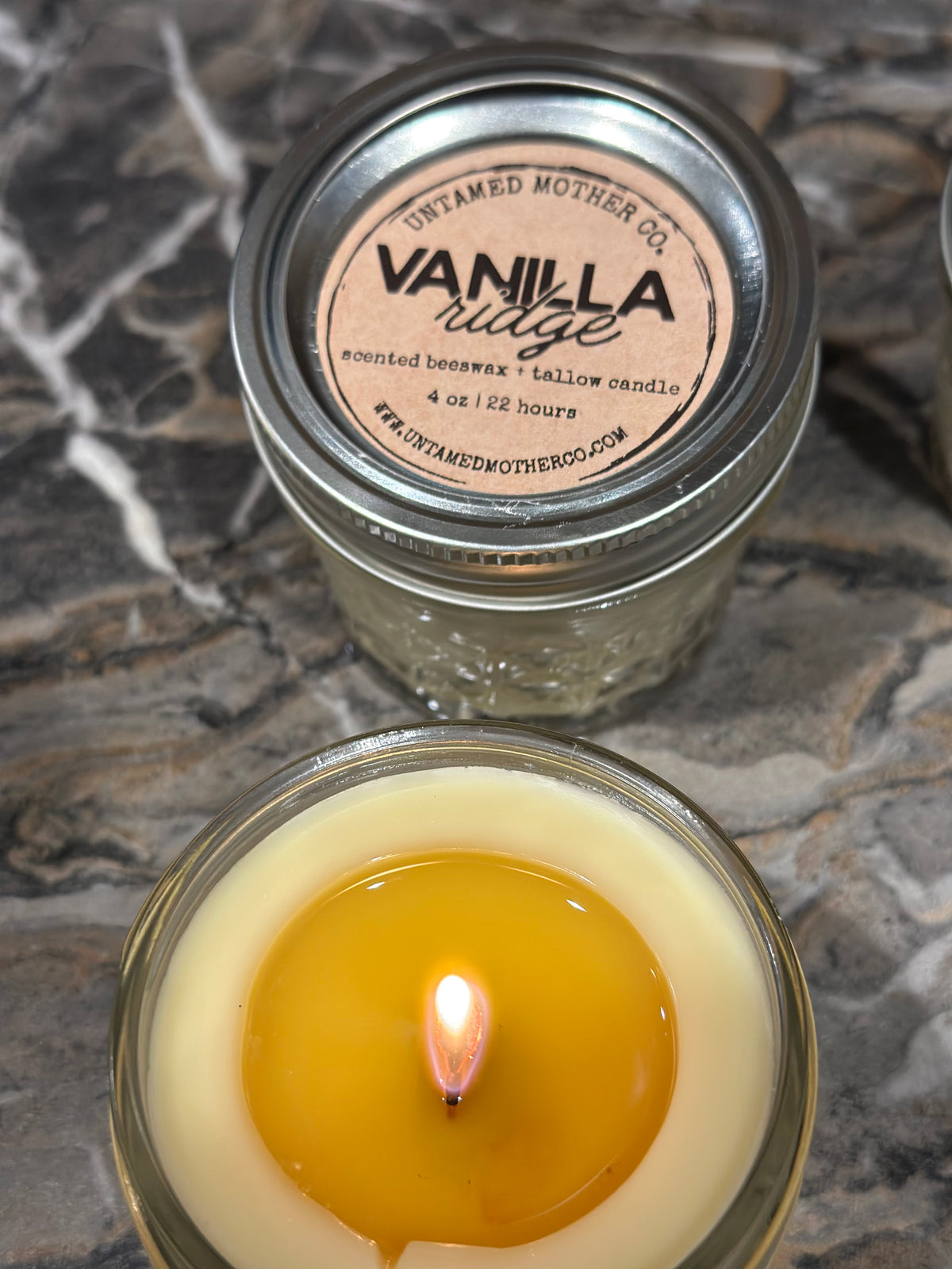 Vanilla Ridge Tallow + Beeswax Candle 🕯️