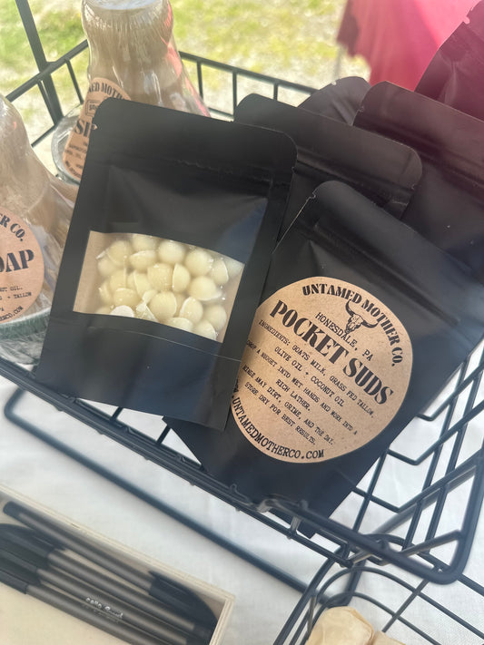 Unscented Goat Milk Pocket Suds