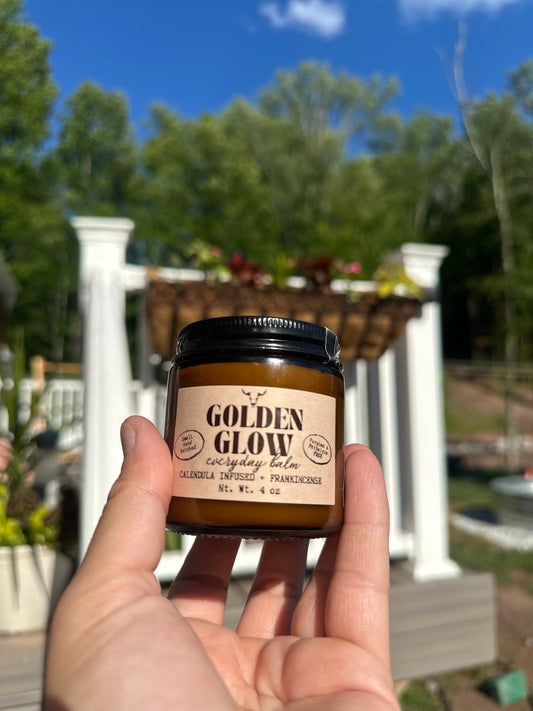 Golden Glow | Calendula Infused with Frankincense Everyday Tallow Balm