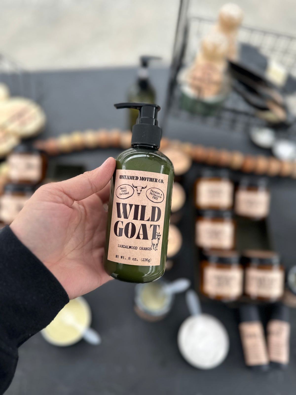 Wild Goat Milk Lotion – Natural Hydrating Body Lotion (Made with Essential Oils | Sensitive Skin Friendly)
