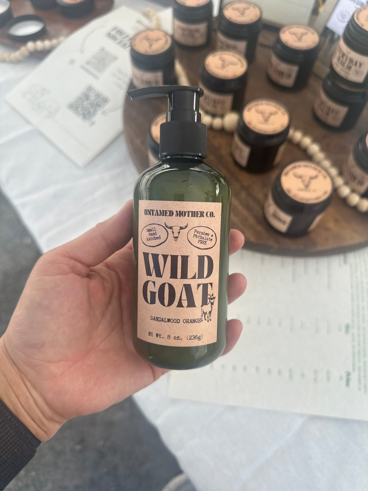 Wild Goat Milk Lotion – Natural Hydrating Body Lotion (Made with Essential Oils | Sensitive Skin Friendly)