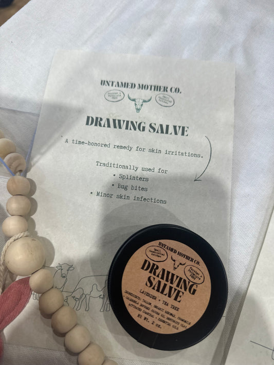 Drawing Salve | Herbal Skin Support Salve | Small Batch Tallow Salve