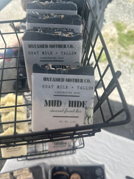 Mud + Hide Charcoal Facial Bar