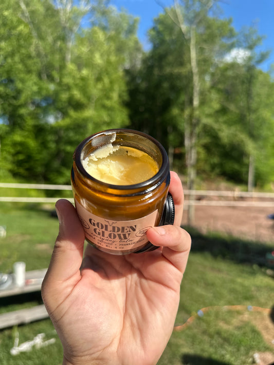 Golden Glow | Calendula Infused with Frankincense Everyday Tallow Balm