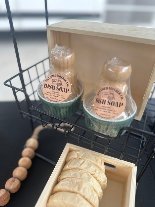 Dish Soap- Bundle, Brush, Refill