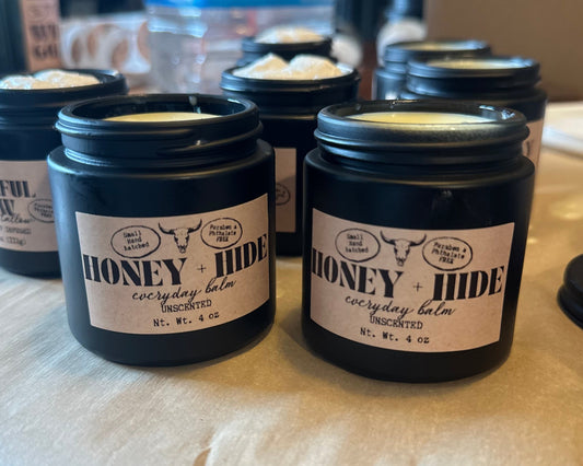 Honey + Hide Tallow Balm | Raw Honey & Grass-Fed Tallow Moisturizer